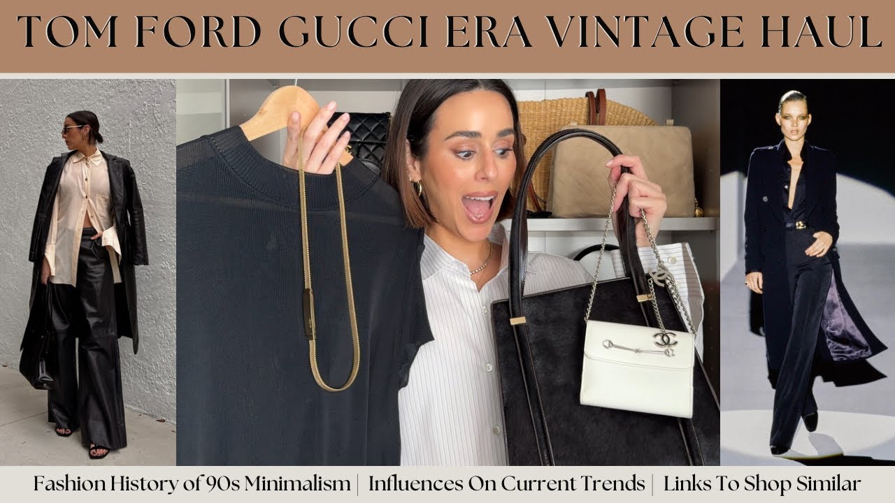 Покупки в стиле Тома Форда и Gucci | Винтажная сумка Gucci | Тренды сумок 2024 | Минимализм 90-х ...