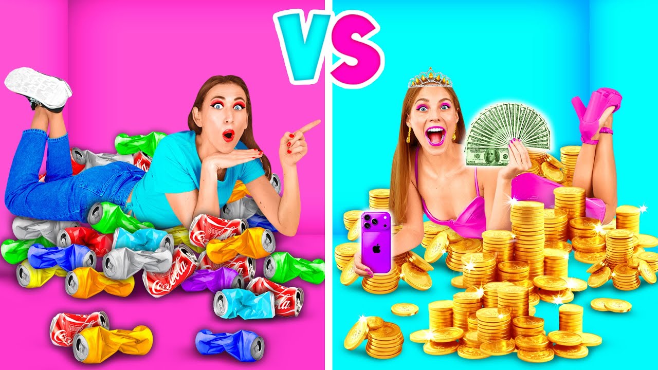 Богатые студенты vs Бедные студенты | Сумасшедшие Идеи для Пранков c Fun Teen Challenge