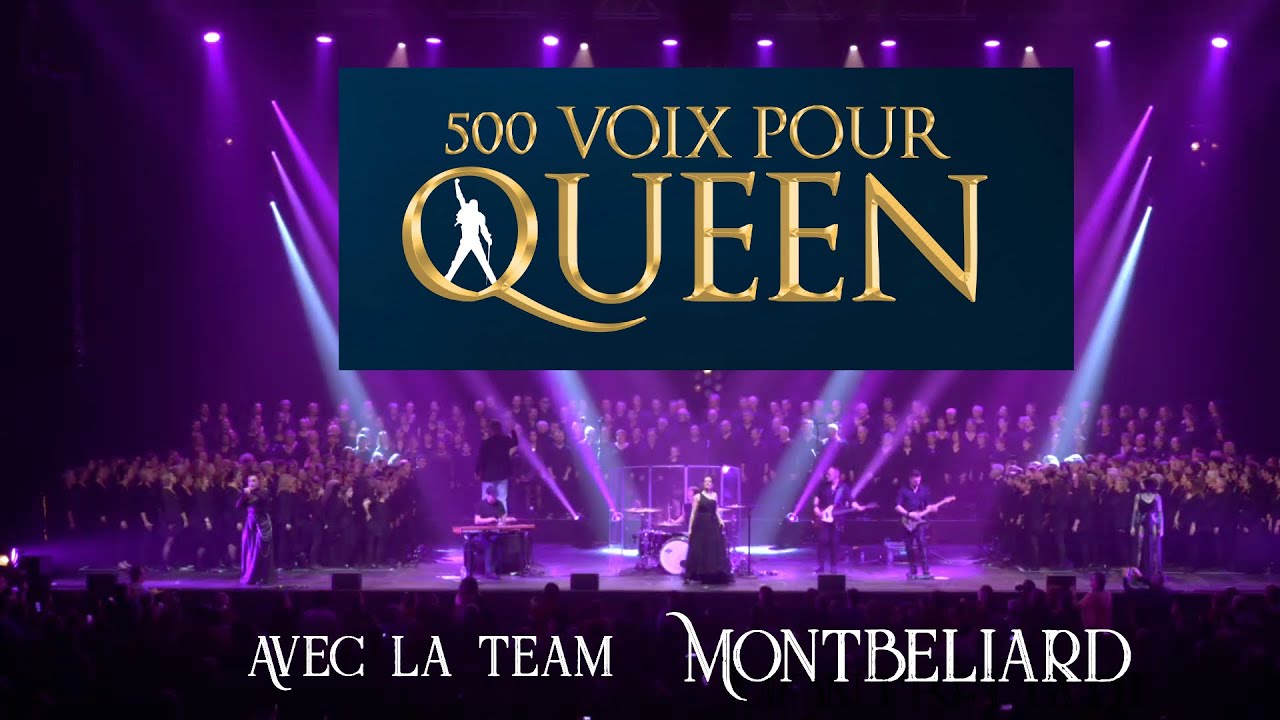 500 Voix pour Queen, avec la Team Montbéliard, le Jour J du concert à l’Axone (7 avril 2024)