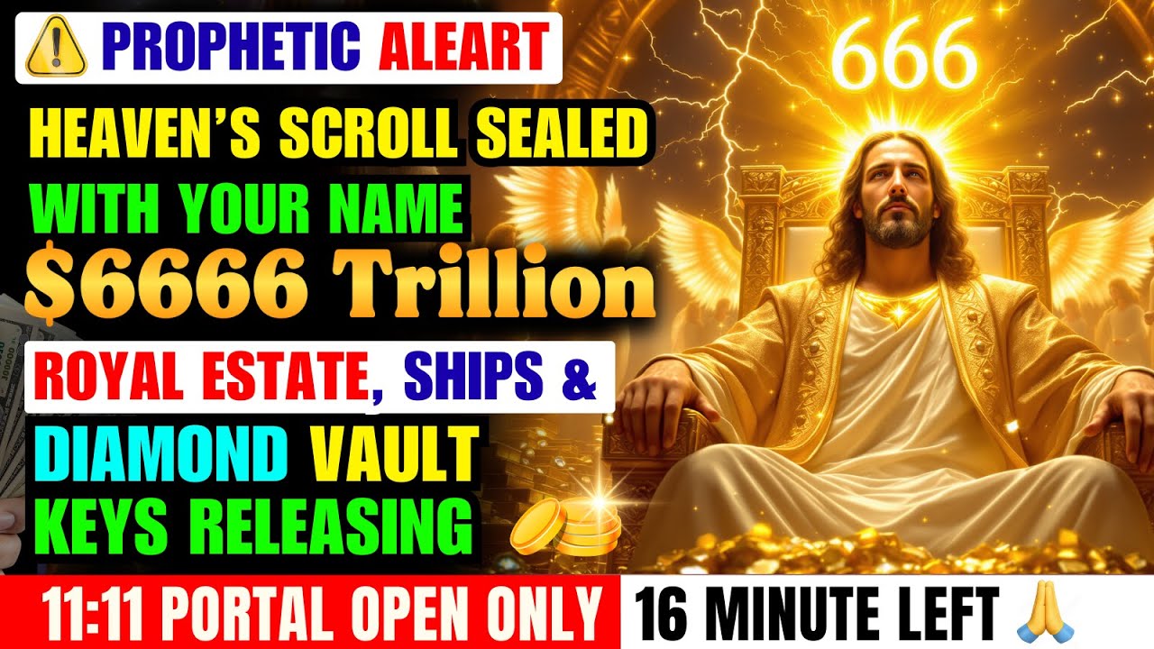 🔴 Heaven&rsquo;s Scroll Sealed With Your Name &mdash; $6666 Trillion Royal Estate, Ships & Diamond Vault Keys