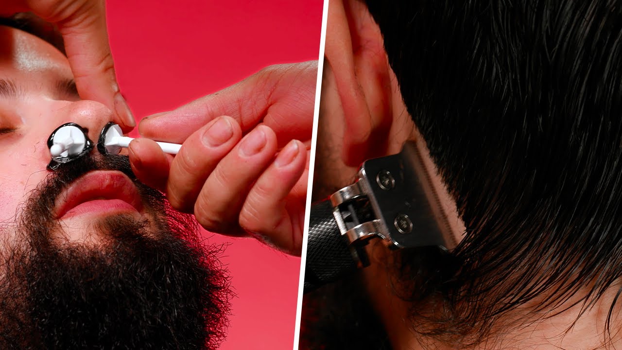 EPIC HAIR AND BEARD TRANSFORMATION | From long to short hair