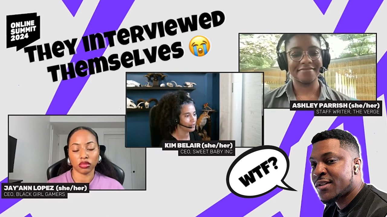 The liberal Black Women that are DESTROYING gaming interviewed themselves lol