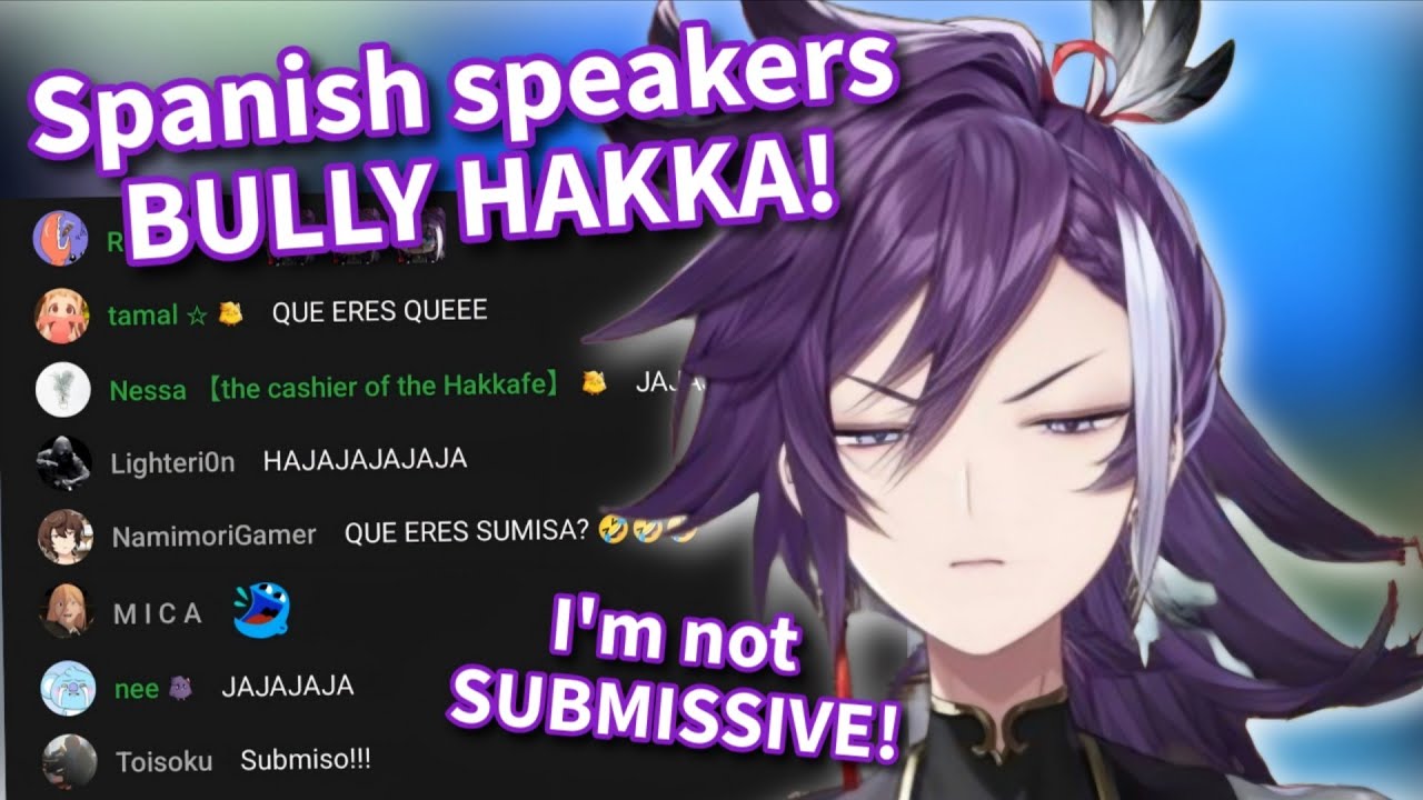 Hakka doesn't stream in Spanish anymore because he gets BULLIED! (EN sub)【HolostarsEN Banzoin Hakka】