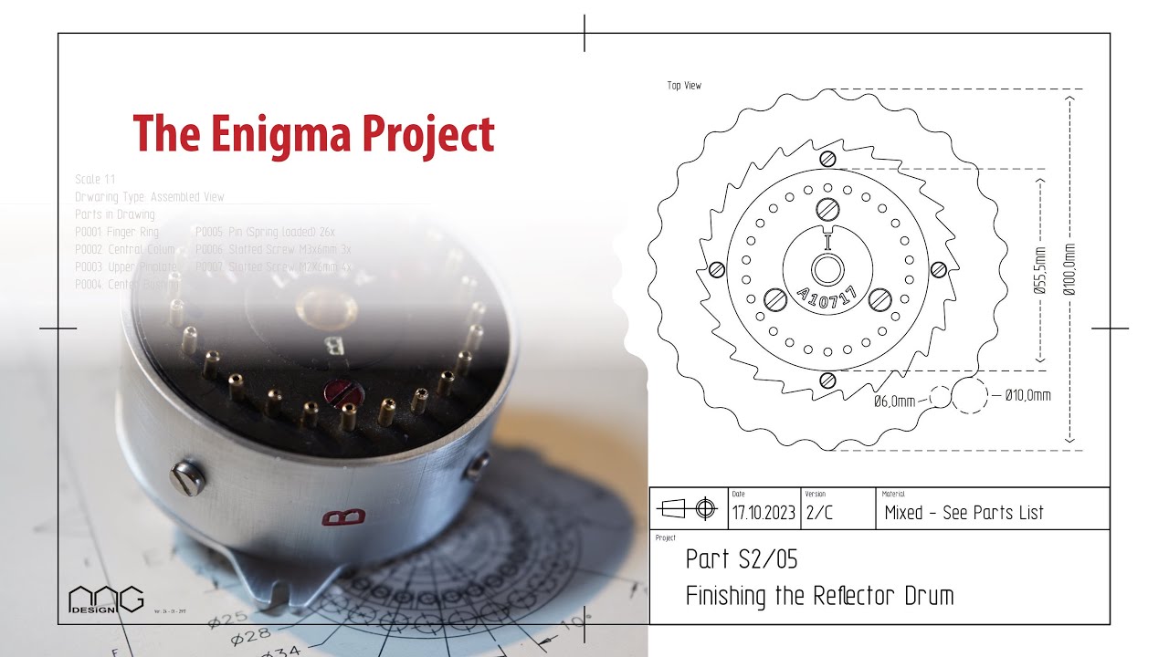 The Enigma Build Project - s2e5 Finishing the Reflector Drum