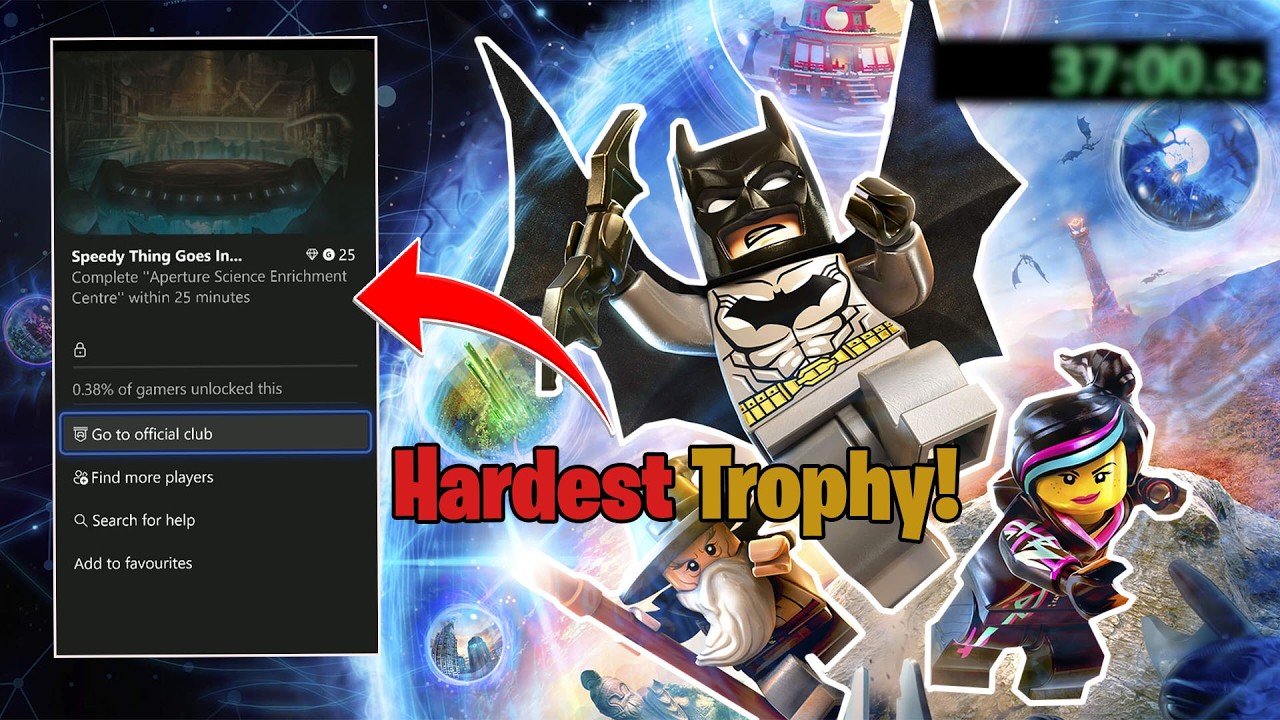 I Got LEGO Dimensions Hardest Achievement!!! | LEGO Dimensions Speedrun