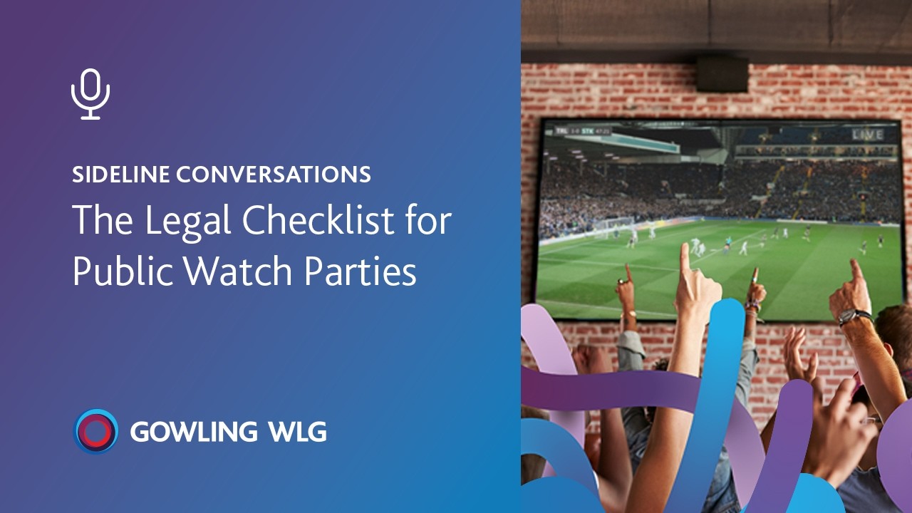 Sideline Conversations: The Legal Checklist for Public Watch Parties