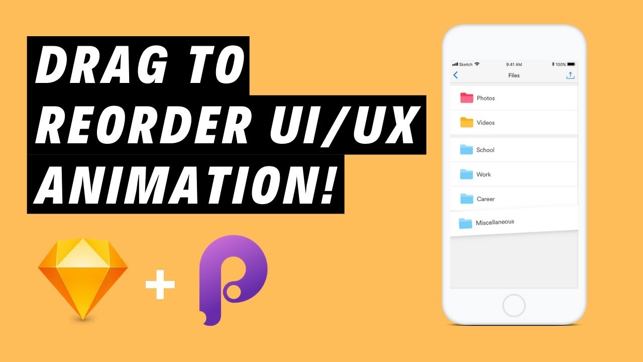 Principle UI/UX Animations: Drag to Reorder!