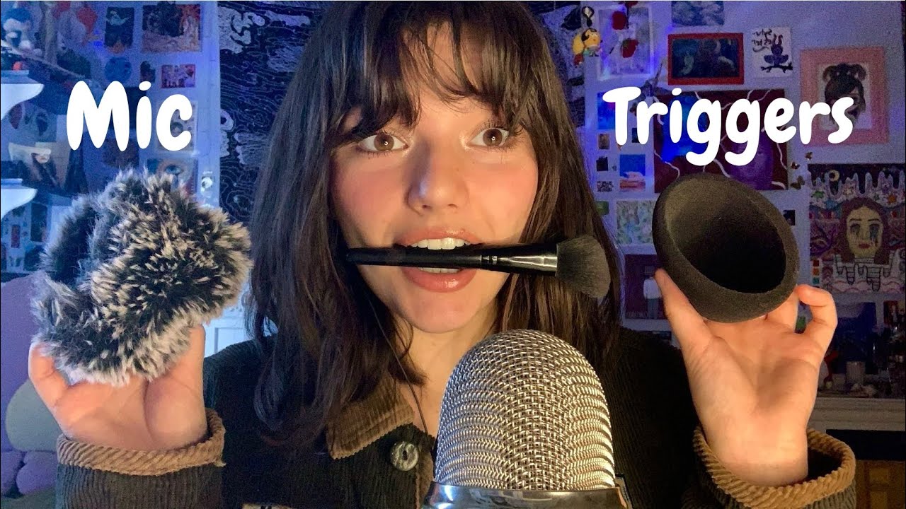 ASMR | Fast and Aggressive Mic Triggers, Mouth Sounds, Swirling, Shiveries, Rambles