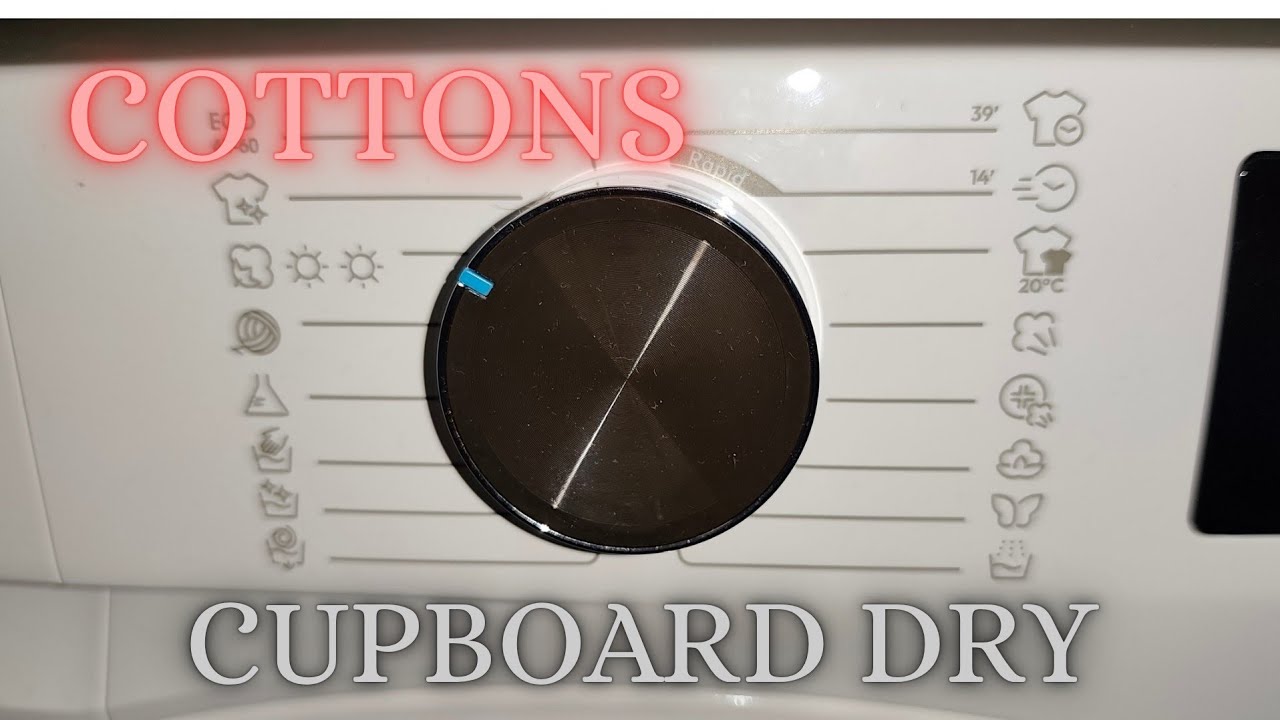 CANDY PROWASH&DRY 500 COTTONS CUPBOARD DRY (FULL CYCLE)