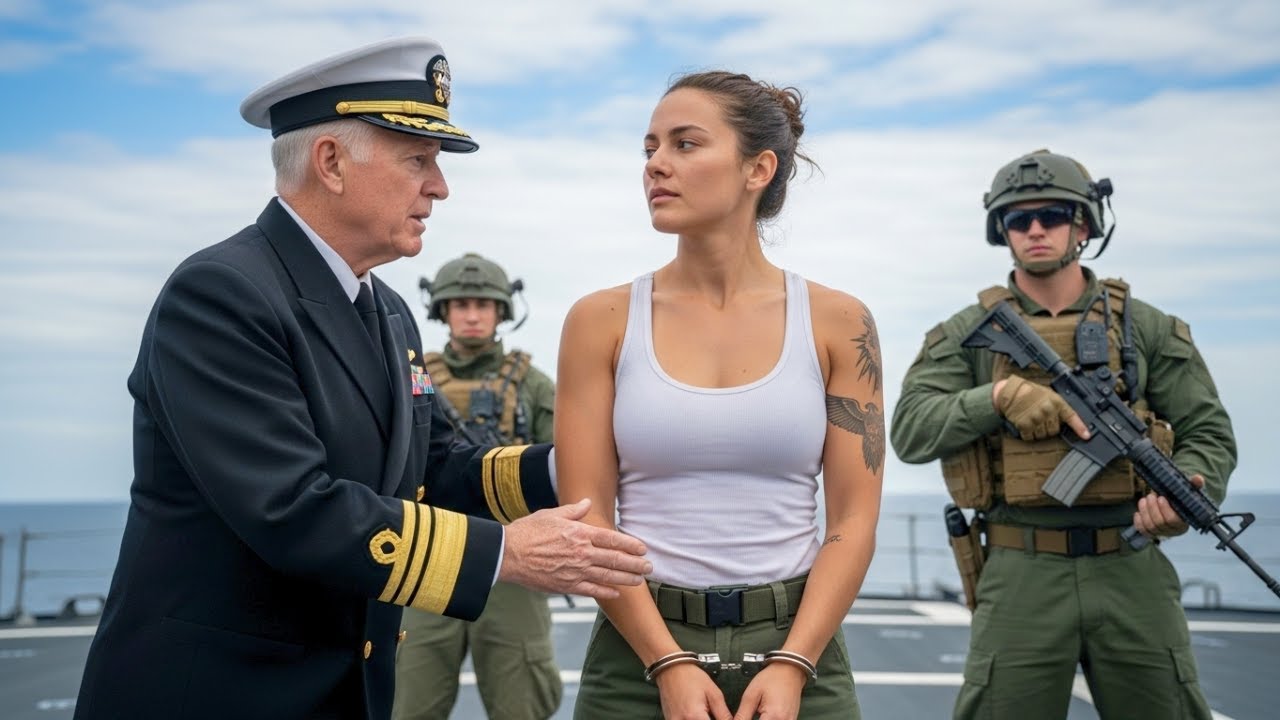 They Put Her In Cuffs — Until An Admiral Said: “That Mark Is Earned. Let Her Go.”