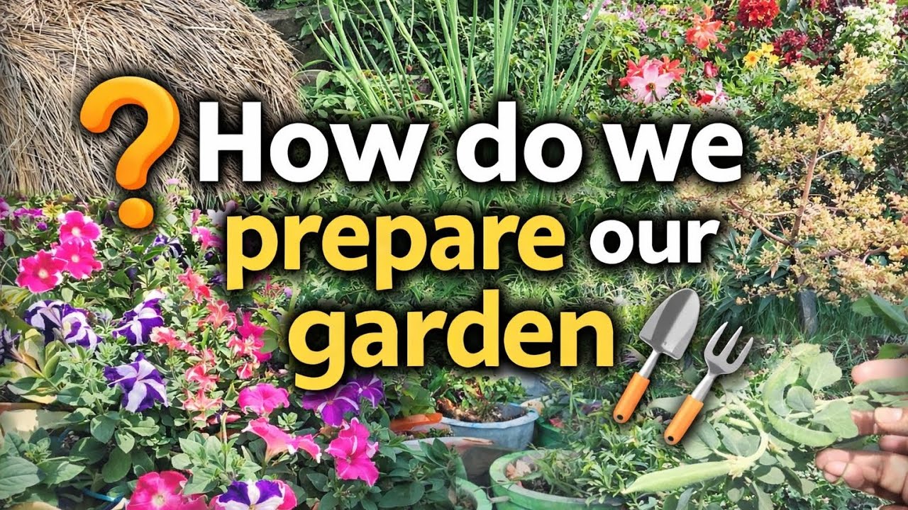 How do we prepare our garden for planting crops?#organicgardening #nature #gardeningideas 