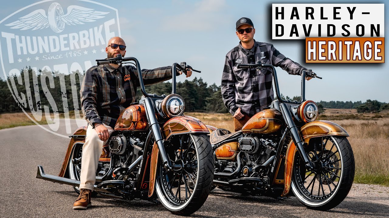 Thunderbike Dos Chicanos - customized Harley-Davidson Softail Hertitage Classic 4K