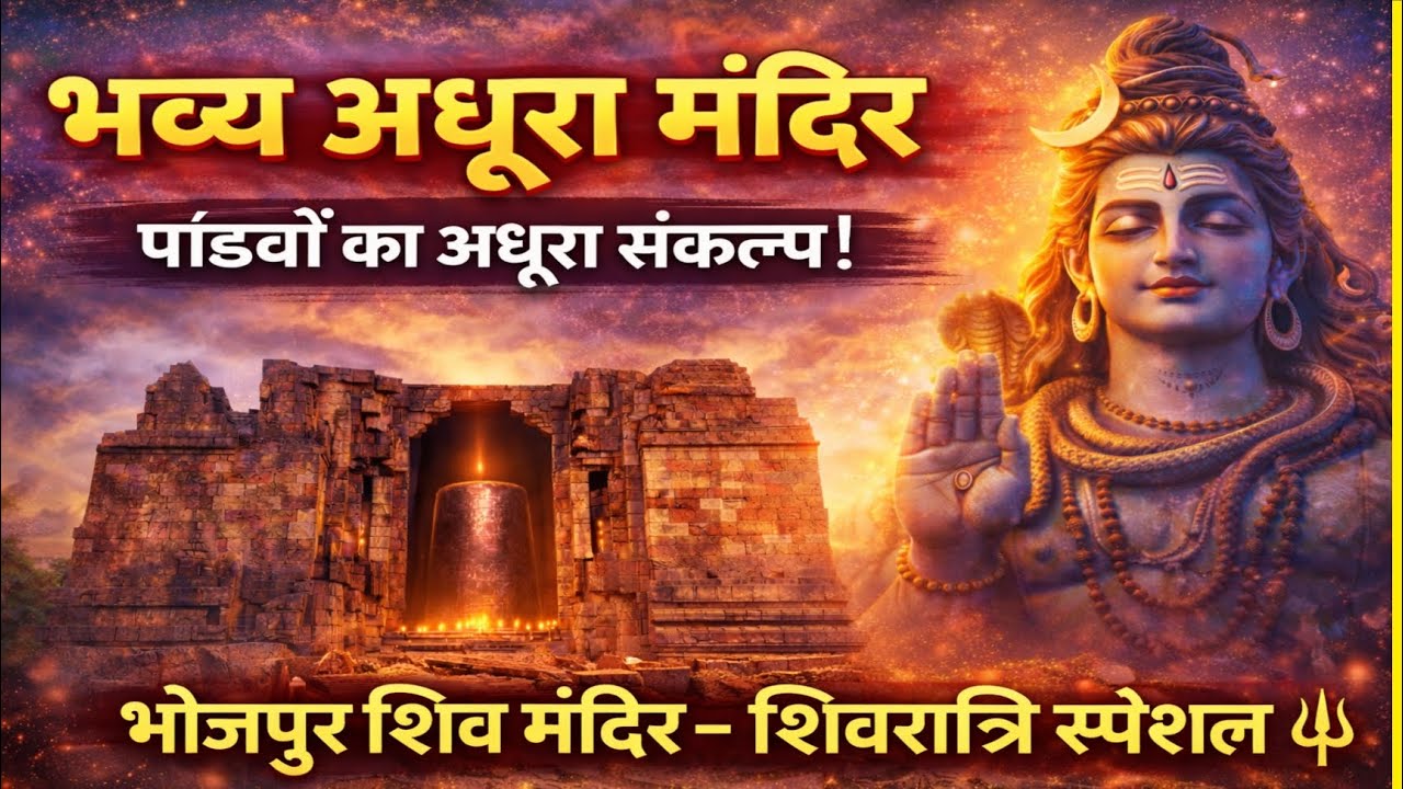 भोजपुर शिव मंदिर का रहस्य | पांडवों का अधूरा काम | Bhojpur Shiv Mandir Story | Shivratri Special 