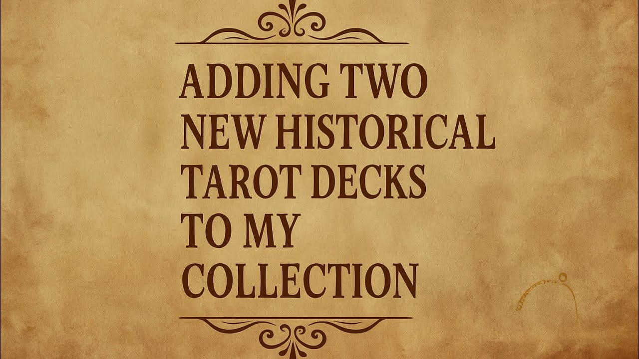 Connecting with Tarot History: Two New Decks!