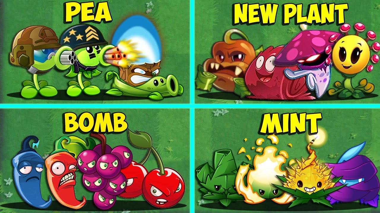 Random 20 Team Plants Battlez - Who Will Win? - PvZ 2 Team Plant vs Team Plant