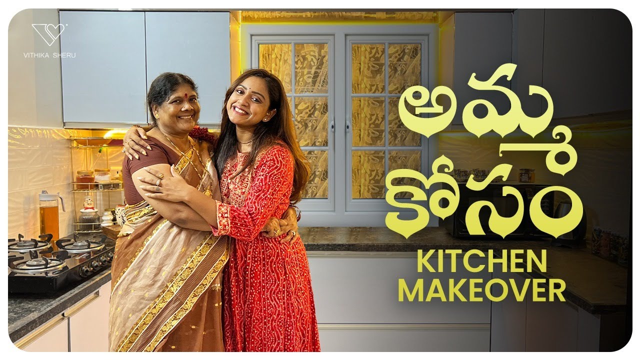 Best Kitchen Make Over | Organizing | Surprising My Mom | Vithika Sheru | EP - 101