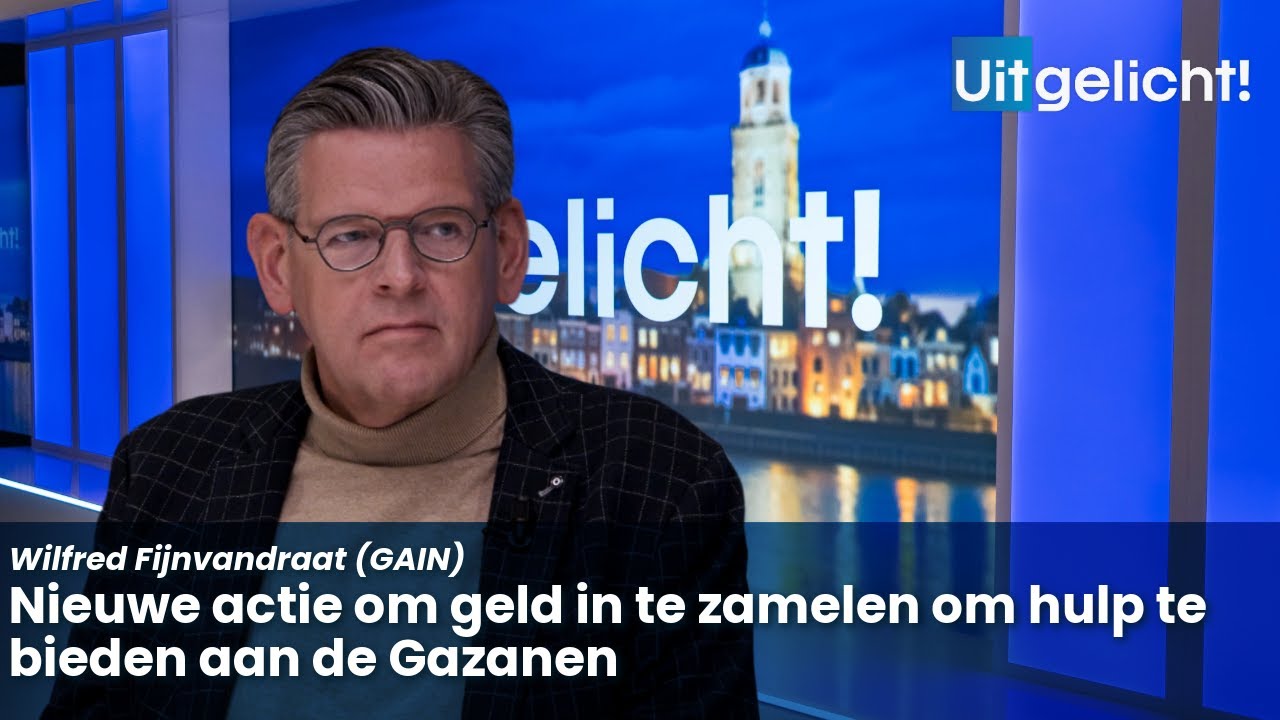 Uitgelicht! 28 januari 2026 Wilfred Fijnvandraat over geld in zamelen om hulp te bieden aan Gazanen