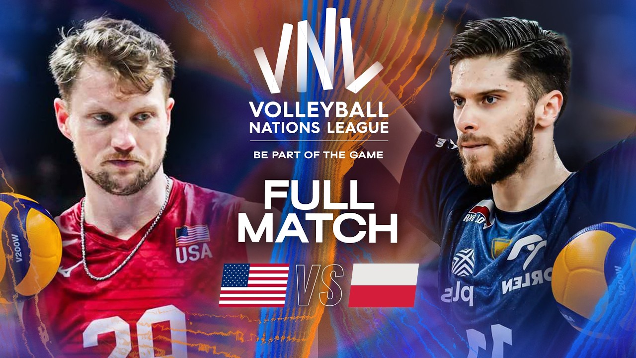 USA 🇺🇸 kontra Polska 🇵🇱 | VNL 2025 &ndash; cały mecz | Tydzień 2