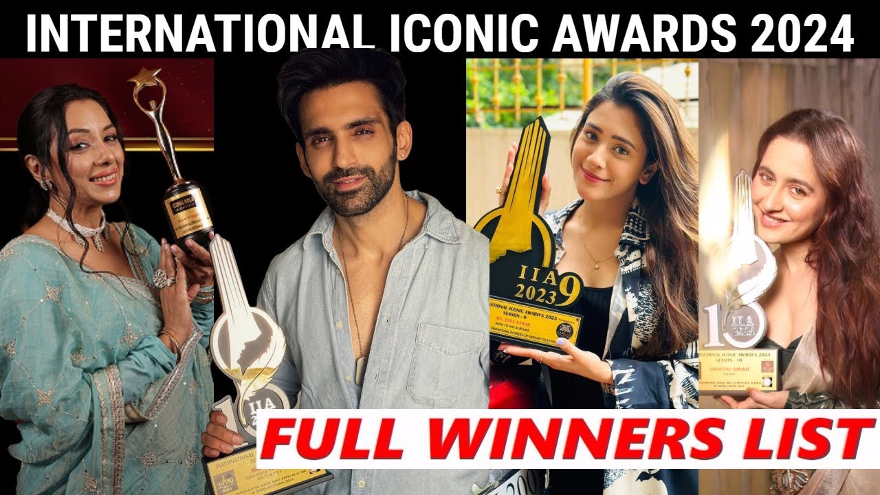 Full Winners List of International Iconic Awards 20224| Arjit Taneja, Hiba Nawab, Karan  & More