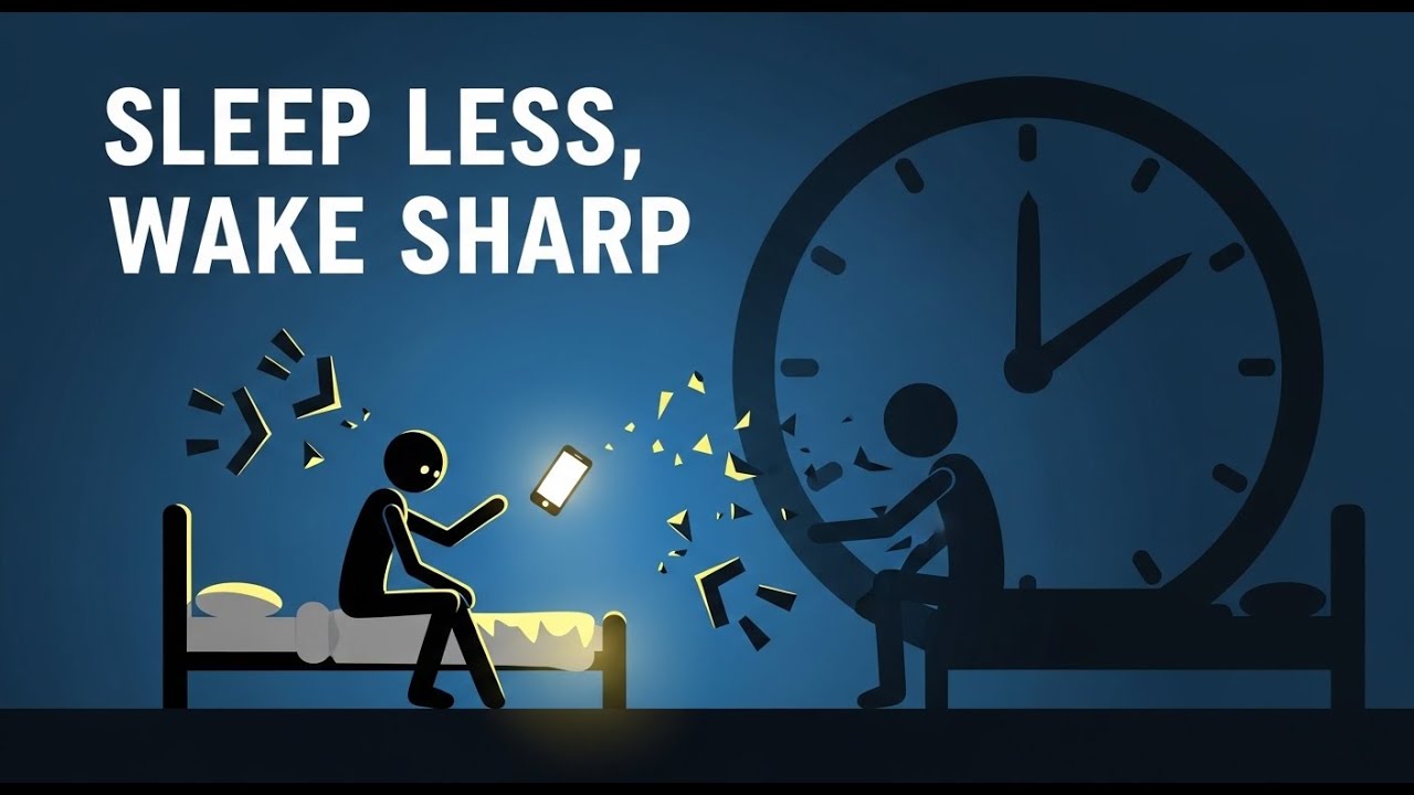 How to Sleep Less and Wake Up Sharp (Most People Get This Wrong)