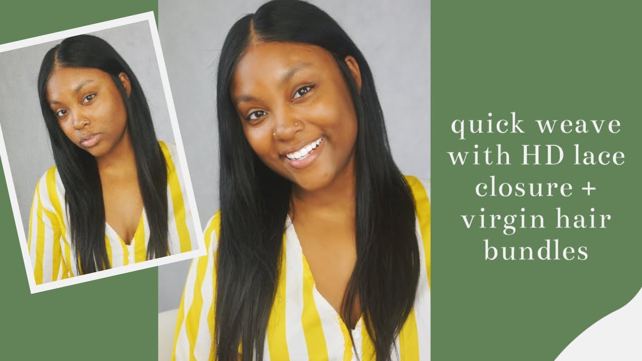 ALI BUNDLES 7A UNPROCESSED VIRGIN HAIR + HD LACE CLOSURE | @MEEKFRO | CHADE FASHIONS REVIEW