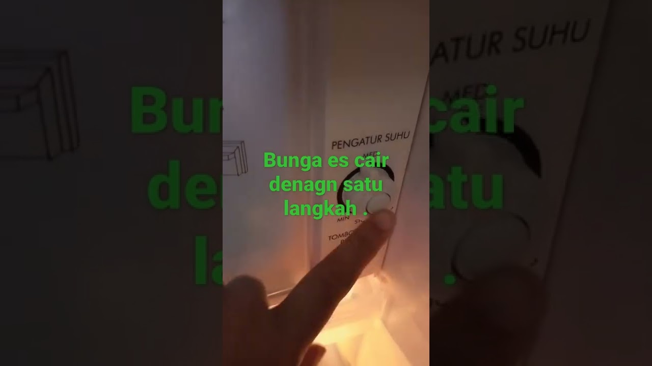 CARA MENCAIRKAN BUNGA ES, tinggal kLIK