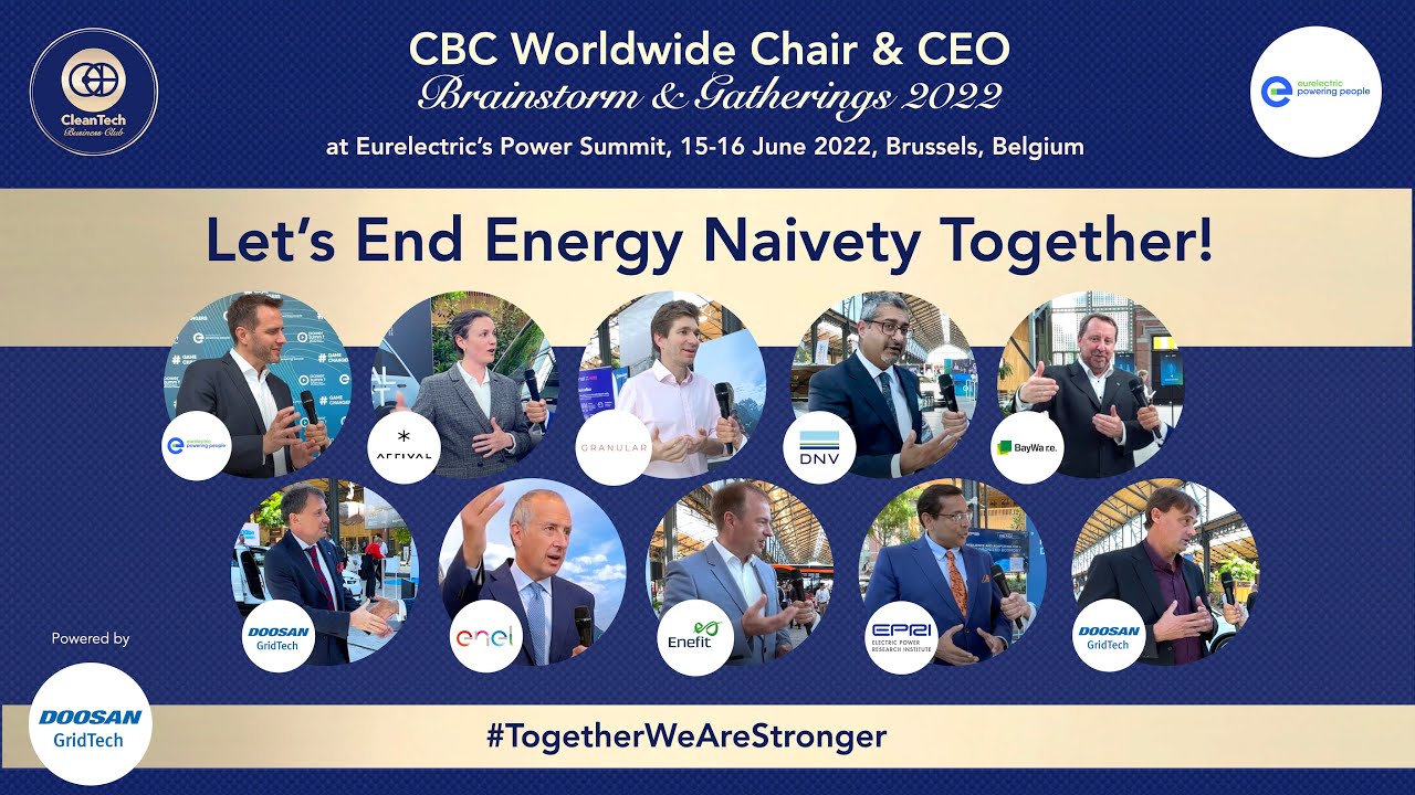 CleanTech & Utilities Leaders Brainstorm: Let&rsquo;s End Energy Naivety Together! #TogetherWeAreStronger