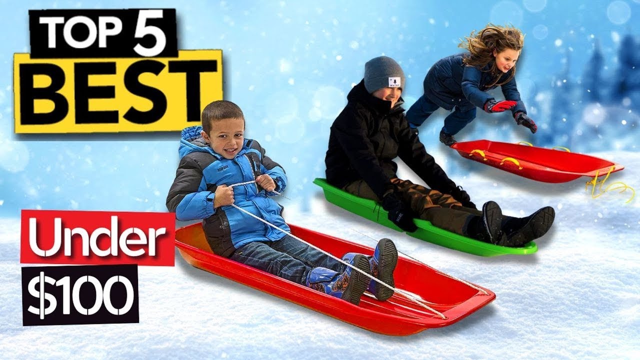 Don't buy a Toboggan Snow Sled until You see This!