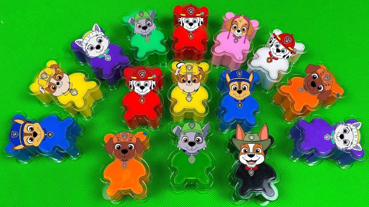 Looking For Paw Patrol Clay On Sand: Ryder, Chase, Marshall,...Satisfying ASMR Video