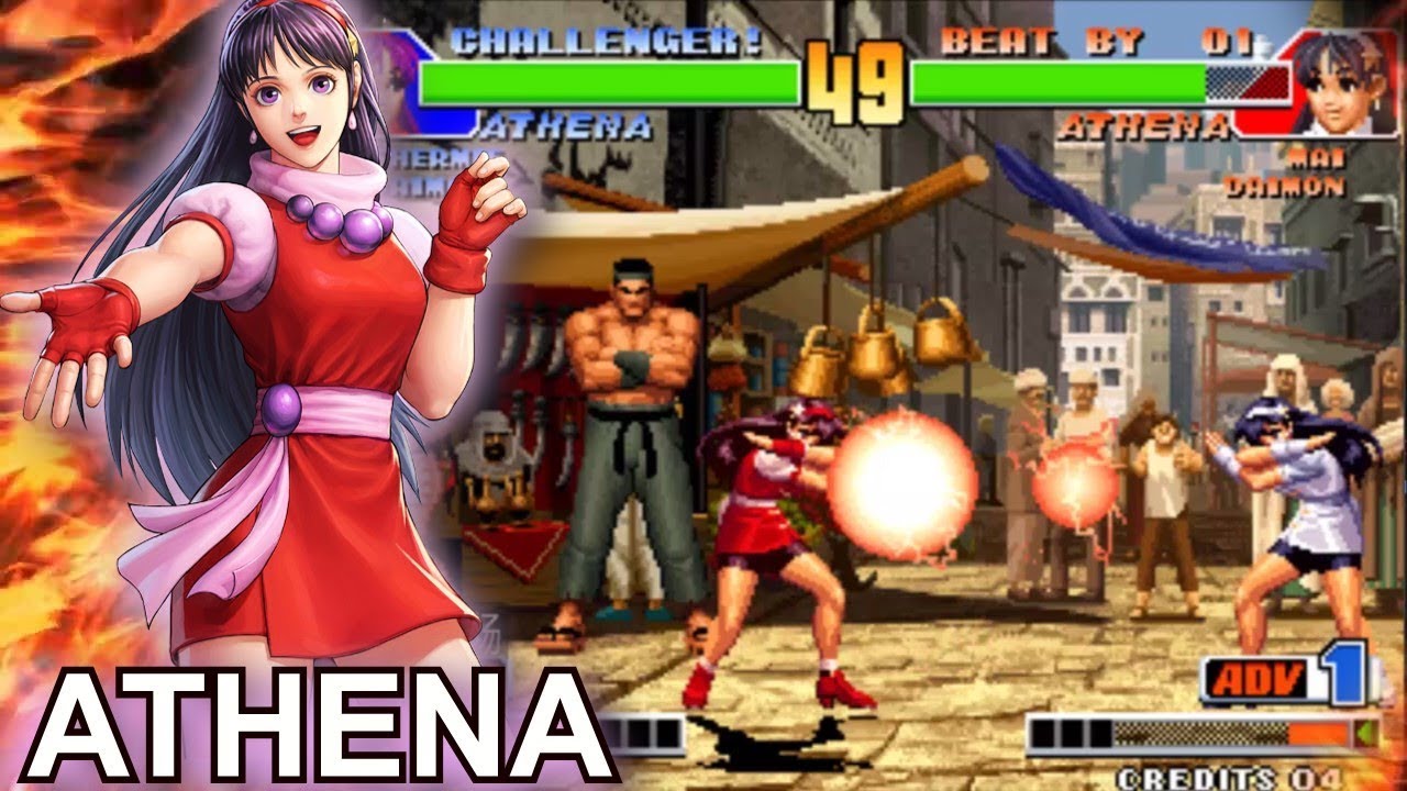 Kof 98 PLAYING WITH ATHENA Xiao Hai(小孩) VS Zhenwei(郭振威) 格斗之王 98