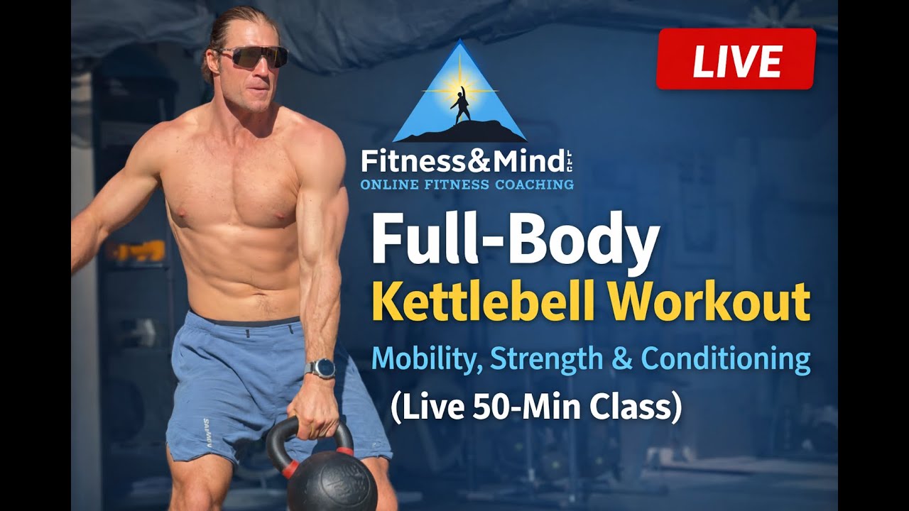 Full-Body Kettlebell Workout | Mobility, Strength & Conditioning (Live 60-Min Class)