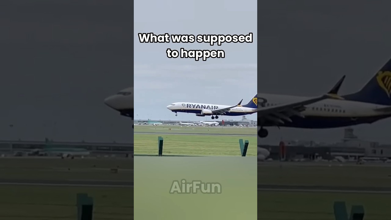 Ryanair's Smoothest landing #aviation #plane #avgeek #airline #landing #flight #viral #boeing737