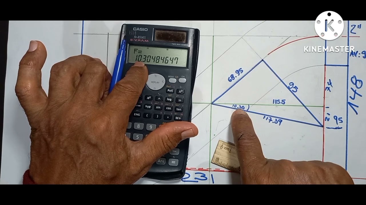 como calcular el grado de una bayoneta  en campo.