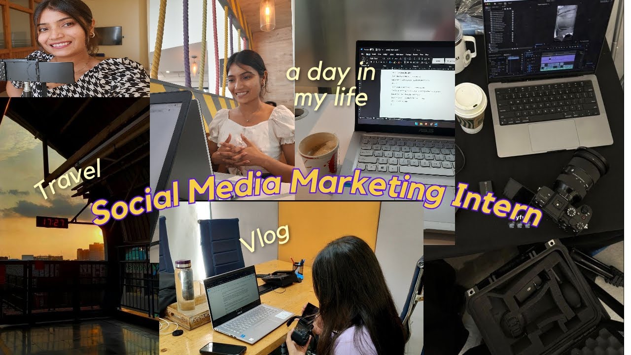 A day in my as a Social Media Marketing Intern | Summer internship Vlog