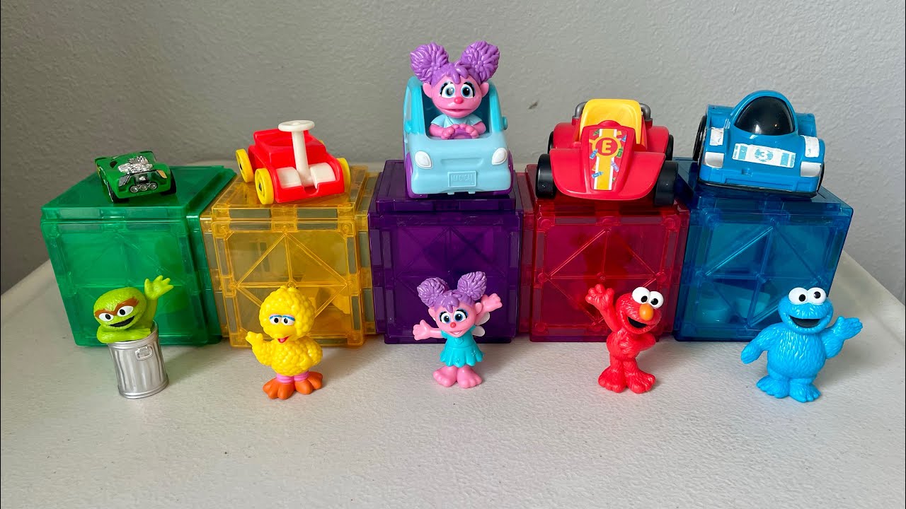 Learn COLORS and LETTERS with Sesame Street Friends and Mystery Boxes