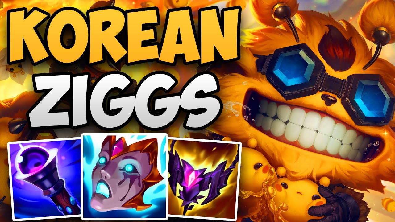 AMAZING ZIGGS ADC GAMEPLAY IN KOREAN CHALLENGER! | CHALLENGER ZIGGS ADC GAMEPLAY | Patch 13.22 S13