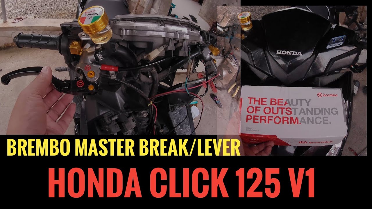 BREMBO BREAK MASTER P19 to HONDA CLICK 125i Version 1