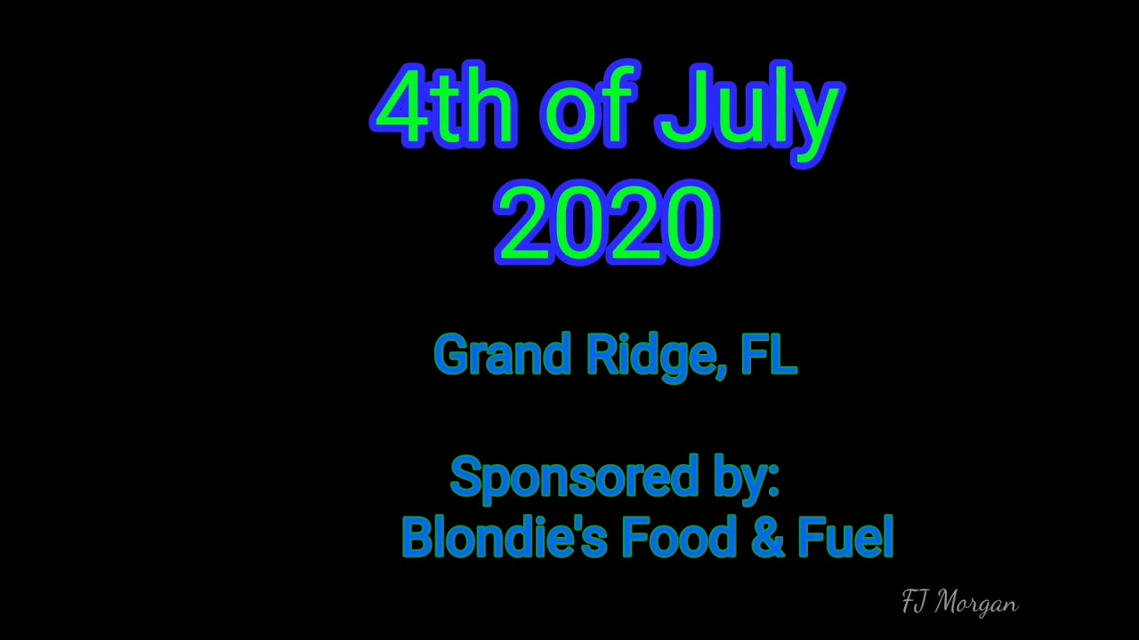 4th of July Grand Ridge, FL. Blondie's