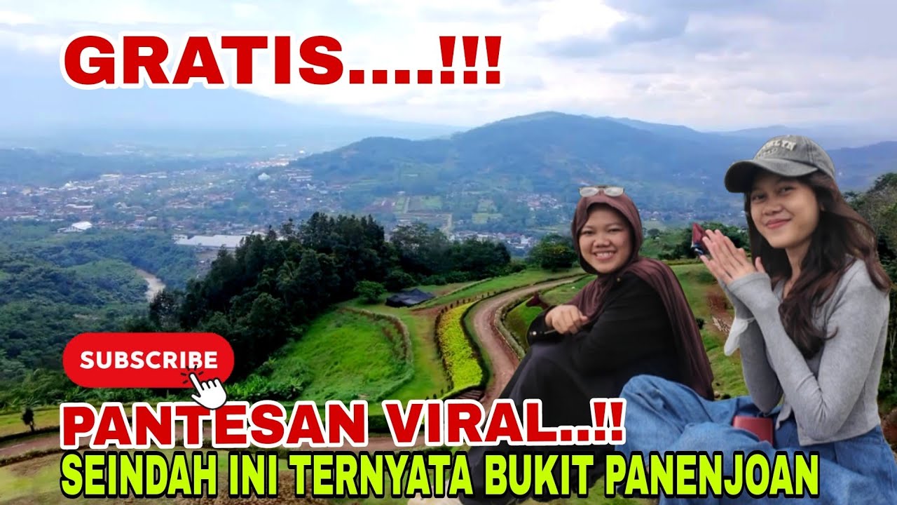 mumpung masih gratis‼️seindah ini ternyata pemandangan di bukit Panenjoan Cibadak Sukabumi