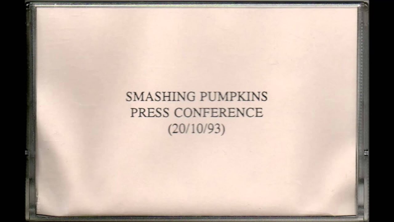 Smashing Pumpkins Press Conference : October 20, 1993