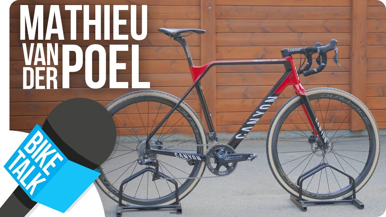 Bike Talk - Mathieu van der Poel's new Canyon Inflite CF SLX | SHIMANO
