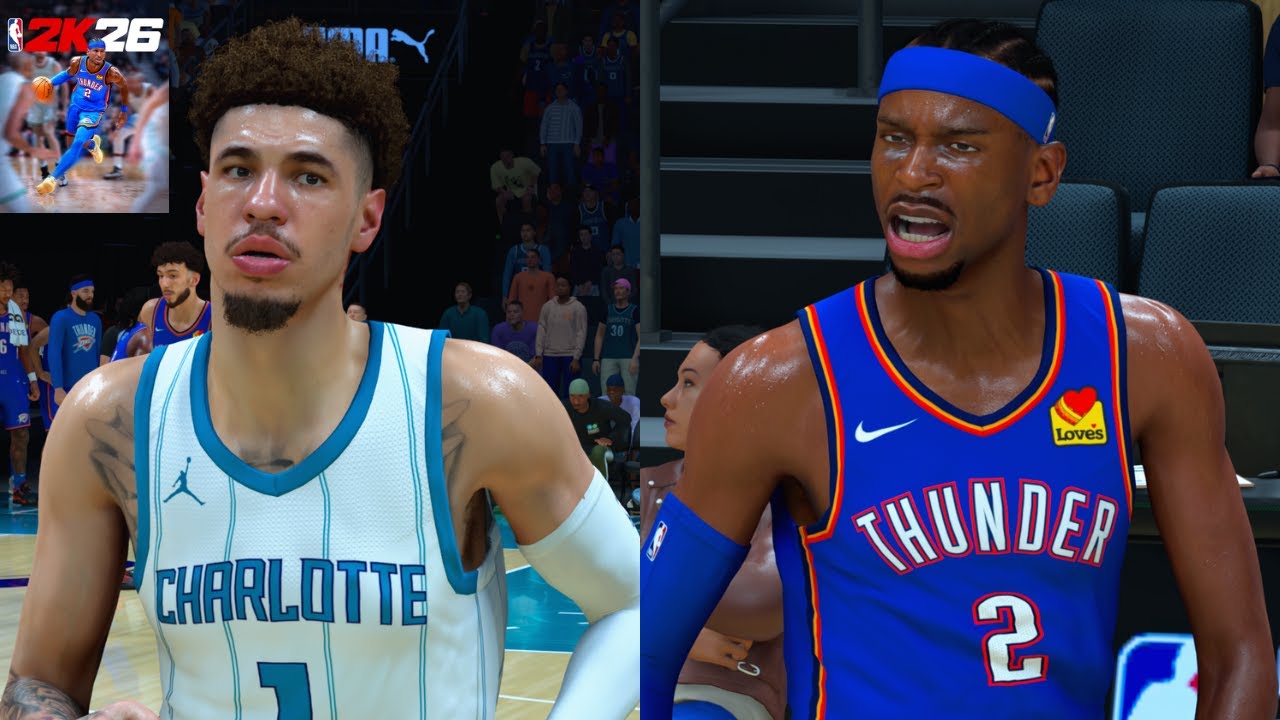 Charlotte HORNETS vs Oklahoma City THUNDER  | NBA2K26 PC Gameplay