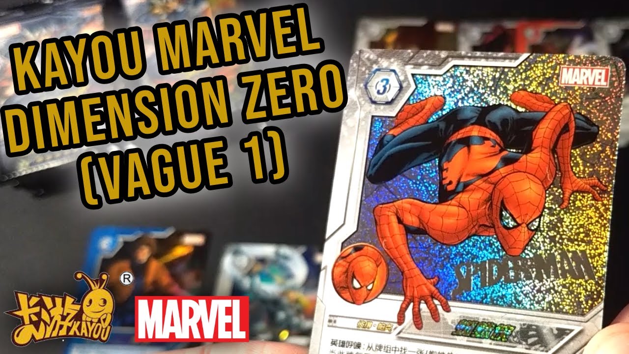 De nouvelles cartes dans la vague 1 de Kayou Marvel Dimension Zero !