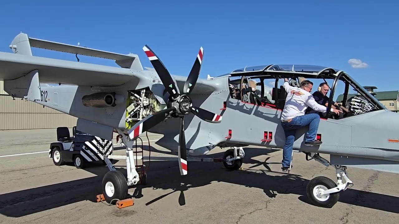 OV-10D+ 155418 5 Blade First Engine Runs