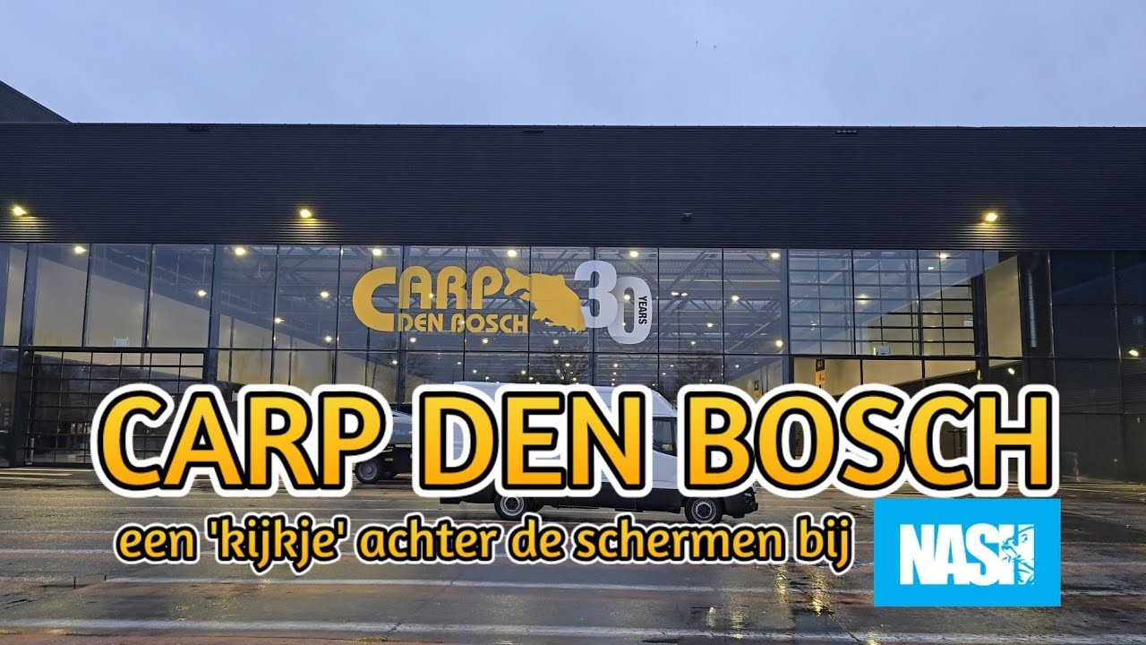 Carp Den Bosch, een kijkje achter de schermen bij Nash! Laatste dag opbouwen