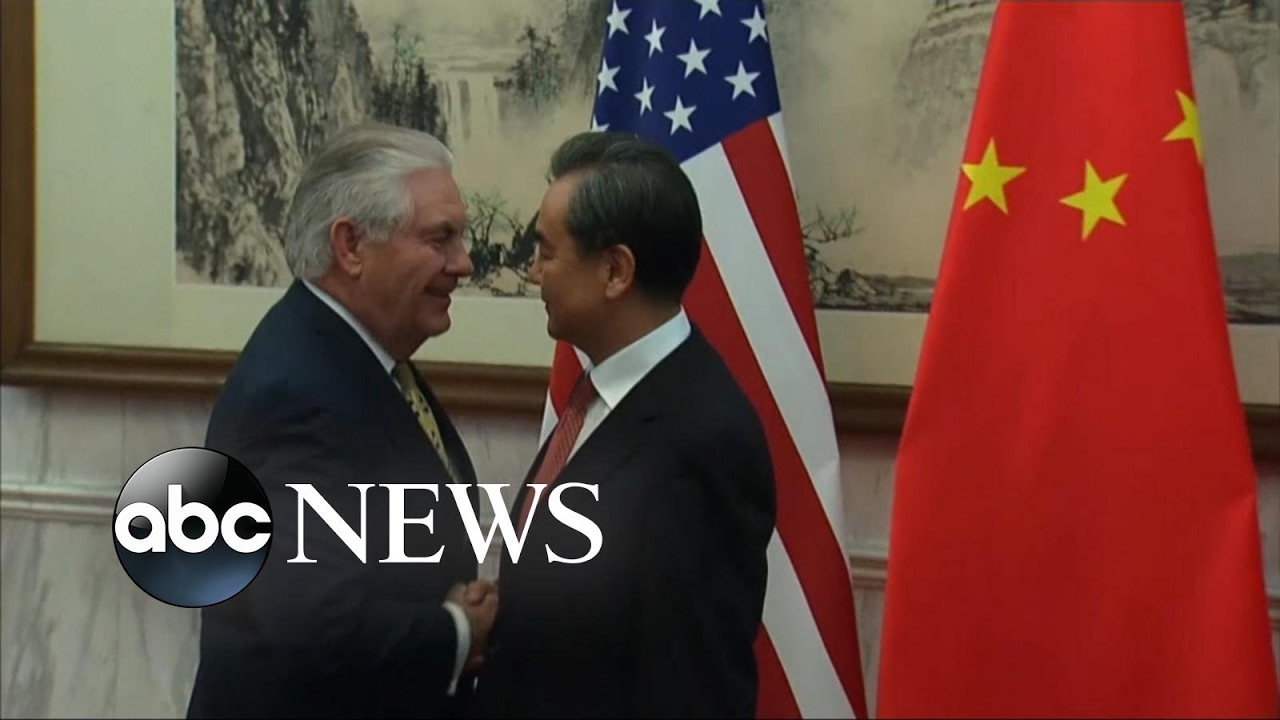 Secretary of State Rex Tillerson meets with Chinese officials