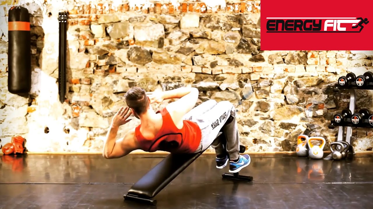 Ejercicios Banco De Abdominales Energy Fit