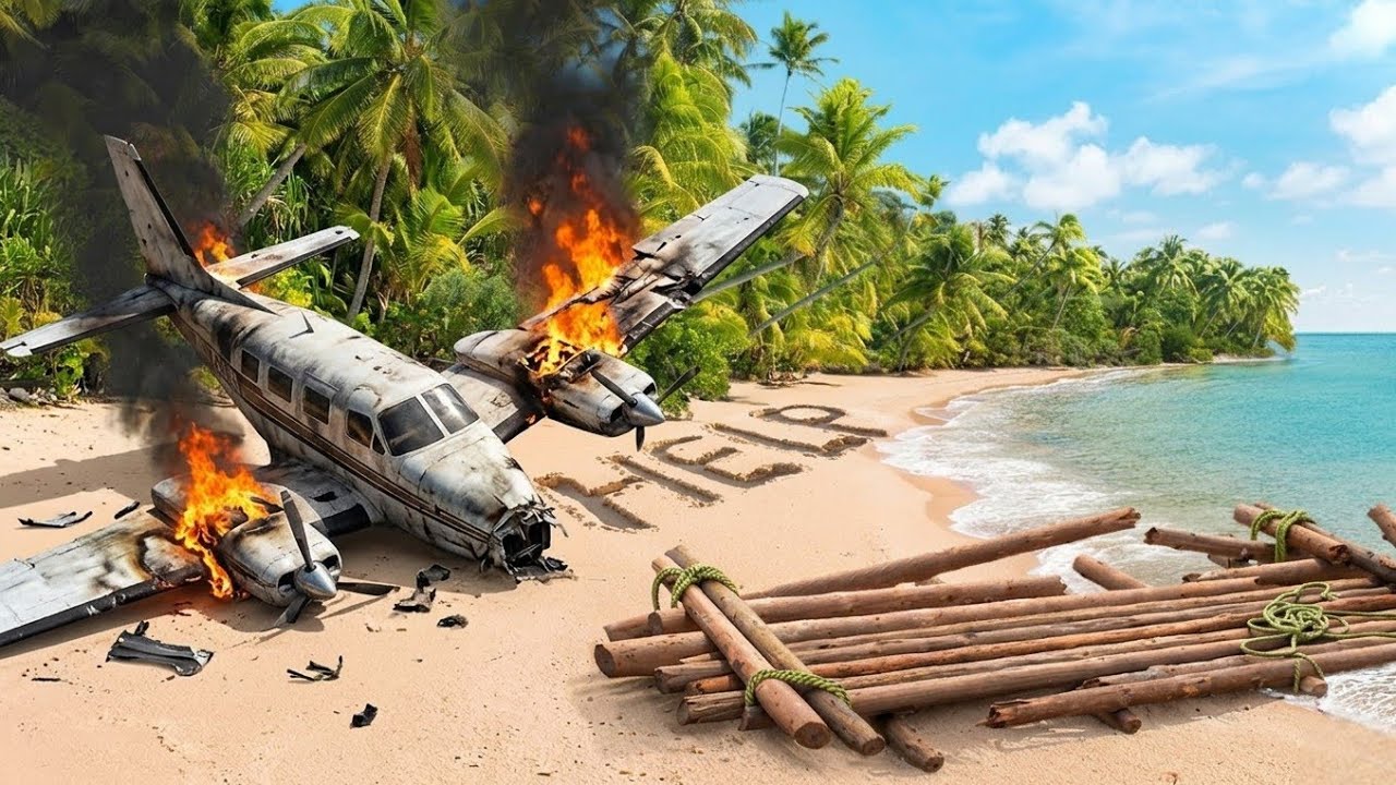 I Survived a plane crash and landed in an island 😨|Dig island gameplay|On Vtg!