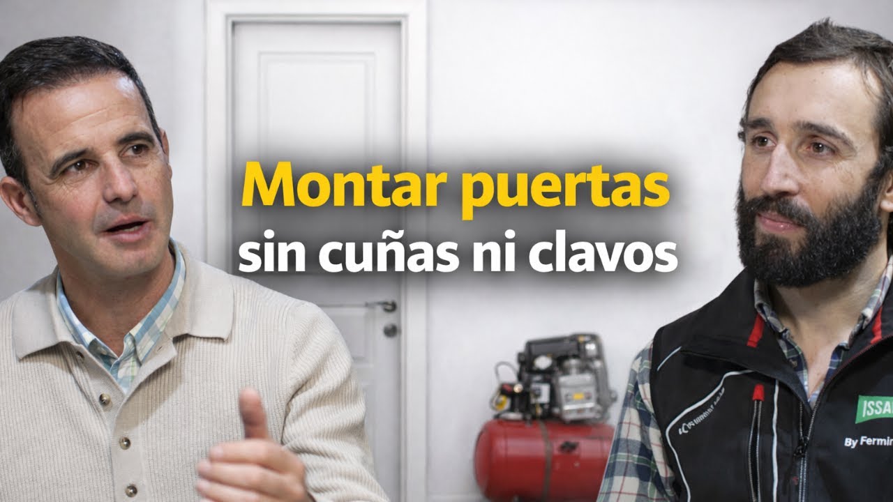 De carpintero a inventor. Ideó esta herramienta para instalar puertas sin cuñas ni clavos!