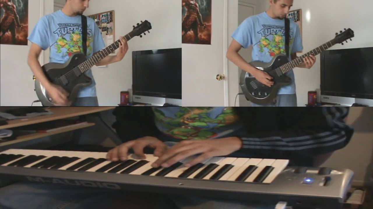Eiffel 65 - Im Blue (Da Ba Dee) on Guitar and Keyboard (Rock Remix)